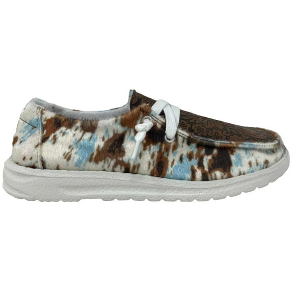 Gypsy Jazz Tucker Turquoise Cow Slip-on Shoes