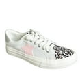 thumbnail image 1 of Gypsy Jazz Womens Cosmic 2 Glitter Star Fashion Sneaker (10, White Pink Silver), 1 of 5