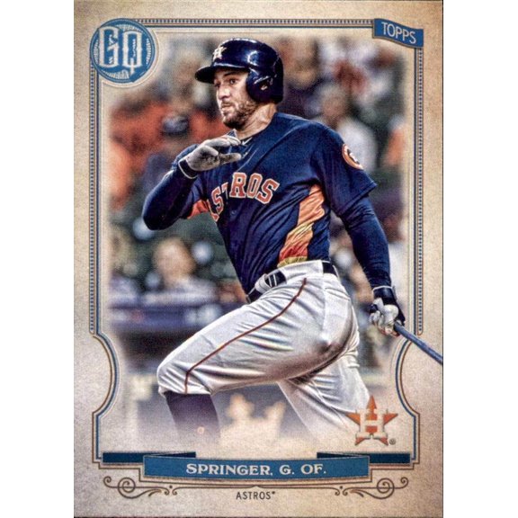 Near Mint+ Topps Gypsy Queen Base George Springer #276 Base Set Baseball Card