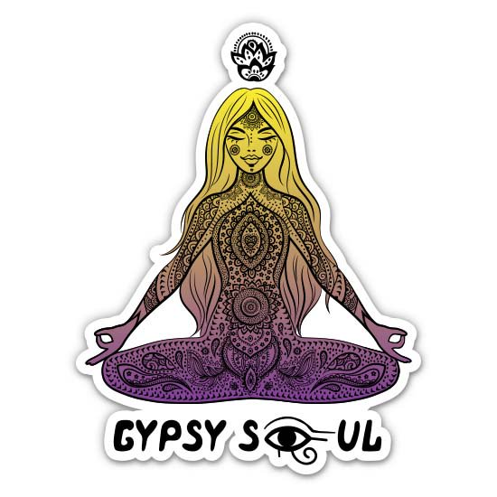 Gypsy Soul Boho - 12" Vinyl Sticker Waterproof Decal