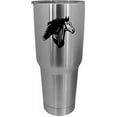 thumbnail image 1 of Gypsy Vanner Face Horse Themed Etched 30oz Stainless Steel Tumbler, 1 of 1