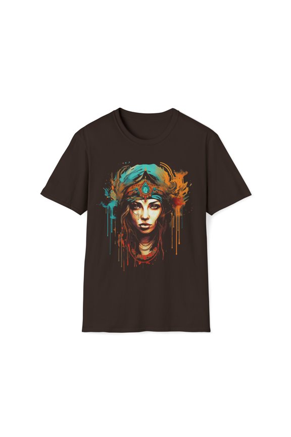 Gypsy Woman Unisex T-Shirt Boho Hippie Festival Native American Inspired