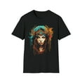 thumbnail image 1 of Gypsy Woman Unisex T-Shirt Boho Hippie Festival Native American Inspired, 1 of 3