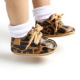 thumbnail image 1 of Gyratedream 0-18M Baby Boys Girls PU Leather Soft Crib Shoes Moccasins Crib Shoes, 1 of 8