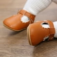 thumbnail image 1 of Gyratedream 0-18M Baby Girl Princess Leather Soft Crib Anti-slip First Walkers Shoes, 1 of 5
