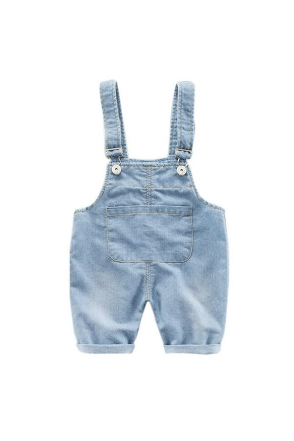 0-3Years Toddler Infant Boys Girls Dungarees Jeans Overalls Kids Baby Denim Rompers Pants