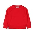 thumbnail image 1 of Gyratedream 1-7T Kid Girl Boy Solid Color Crewneck Pullover Sweater Knit Shirts, 1 of 4