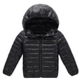 thumbnail image 1 of Gyratedream 2-7Y Toddler Little Kid Lightweight Puffer Jacket Boy Girl Hooded Winter Coat, 1 of 9
