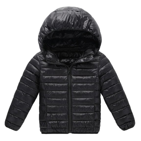 Gyratedream 2-7Y Toddler Little Kid Lightweight Puffer Jacket Boy Girl Hooded Winter Coat