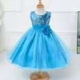 thumbnail image 1 of Gyratedream 3-10Y Little Baby Girls Lace Tulle Wedding Birthday Party Grown Princess Dress, 1 of 5