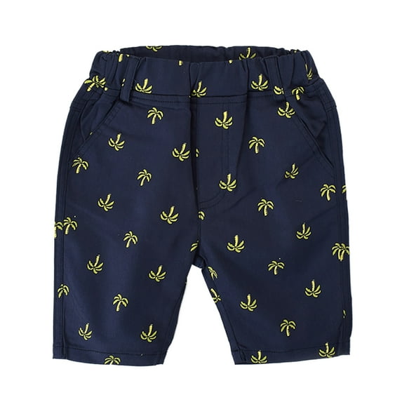 Gyratedream Baby Boys Hawaii Coconut Cargo Shorts with Pocket for Toddler 1-6T