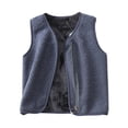 thumbnail image 1 of Gyratedream Baby Kids Solid Colour Puffer Vest Winter Lightweight Sleeveless Warm Jacket Waistcoat 1-6T, 1 of 5