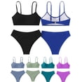 thumbnail image 1 of Gyratedream Girl's 2 Piece Strap Swimsuit Bathing Suit Bikini Sets Swimwear 8-14Y, 1 of 1