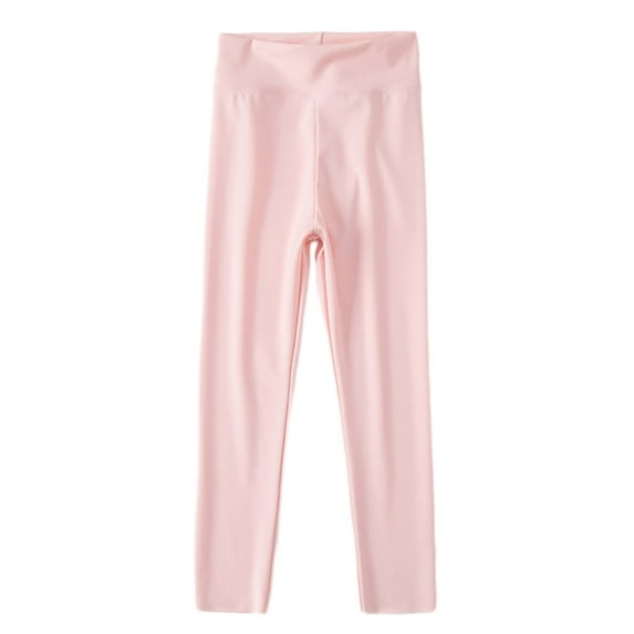 Gyratedream Girls Leggings, Girls Active Workout Leggings Casual Yoga Pants Tights Trousers for 11-12 Years Pink