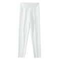 thumbnail image 1 of Gyratedream Girls Leggings, Girls Active Workout Leggings Casual Yoga Pants Tights Trousers for 3-4 Years White, 1 of 4