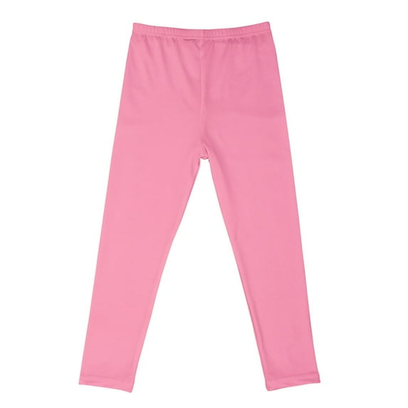 Gyratedream Girls Leggings, Girls Active Workout Prints Leggings Casual Yoga Pants Tights Trousers for 11-12 Years Pink