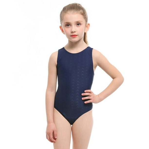 Gyratedream Girls One Piece Swimsuit Kids Halter Bathing