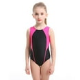 thumbnail image 1 of Gyratedream Girls One Piece Swimsuit Quick Dry Beach Swimwear for Practice and Competition Sun Protection Bathing Suits UPF 50+, 1 of 6