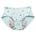 thumbnail image 1 of Gyratedream Girls Physiological Panties Girls Low Waist Menstrual Anti-Side-Leakage Health Modal Underwear, 1 of 4
