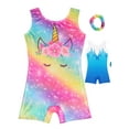 thumbnail image 1 of Gyratedream Gymnastics Leotards Little Big Girls with Shorts Biketards Dance Unitard 3 - 12 Years, 1 of 8