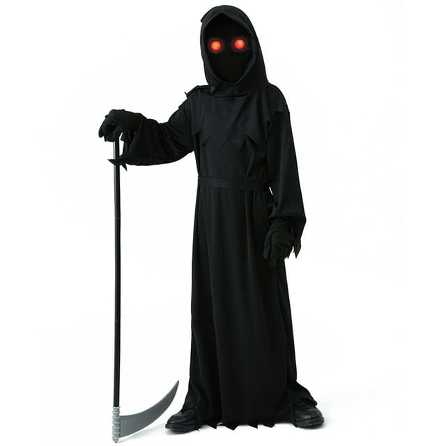 Gyratedream Halloween Scary Costume Grim Reaper Costume For Boys Kids ...