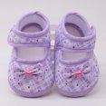 thumbnail image 1 of Gyratedream Infant Baby Girls Cute Daisy Soft Soled Cotton Shoes Anti-slip Princess Crib Shoes for 0-18M, 1 of 6