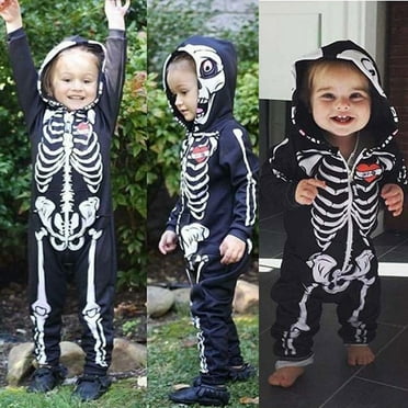 Scary Skeleton Toddler Costume Small 24 Months -2T - Walmart.com
