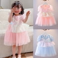 thumbnail image 1 of Gyratedream Infant Toddler Baby Girls Chiffon Sequins Princess Dress Summer Tulle Dress, Pink, 1 of 9