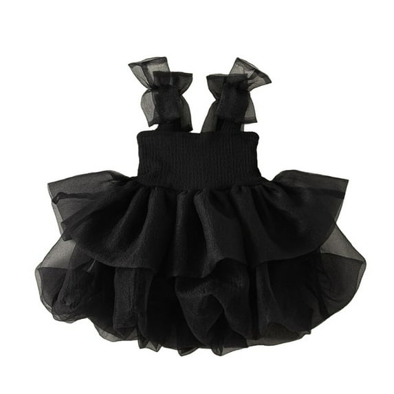 Gyratedream Toddler Kids Girls Summer Tulle Princess Infant Baby Sling Sleeveless Mesh Casual Party Romper Dress for 6 Months-7 Years