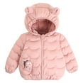 thumbnail image 1 of Gyratedream Winter Down Coats for Baby Boys Girls Light Puffer Padded Jacket Bear Hoods Toddler Outerwear, 1 of 3
