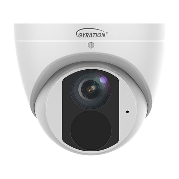 4MP Outdoor IR Fixed Turret Camera Waterproof with Built-in Microphone Edge Storage 120dB WDR PoE Smart IR 256GB Micro SD Support