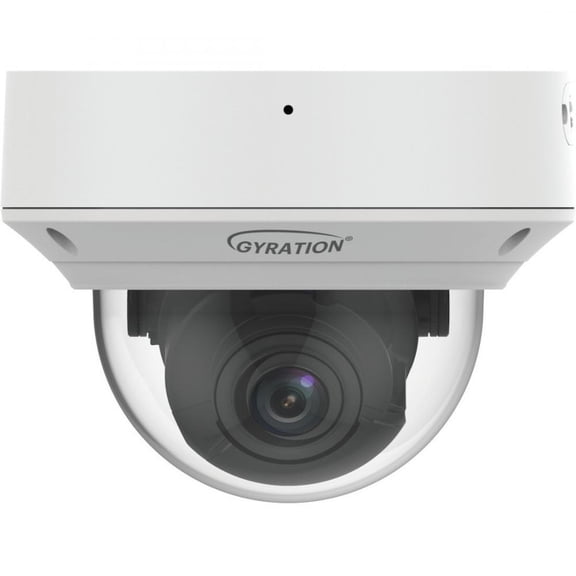 Gyration CYBERVIEW 411D-TAA 4 Megapixel Indoor/Outdoor HD Network Camera - Color - Dome - TAA Compliant - 131.23 ft Infrared Night Vision - H.264, H.265, Ultra 265, MJPEG - 2688 x 1520 - 2.70 mm- 1...