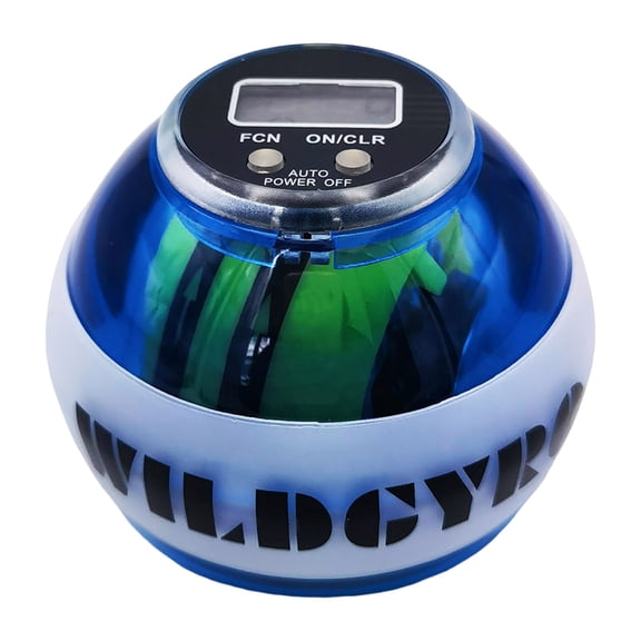 Gyro Ball Gyroscope Wrist Trainer with LED Counter for Forearm and Hand Strength Training and Finger Exercise Auto Start Function