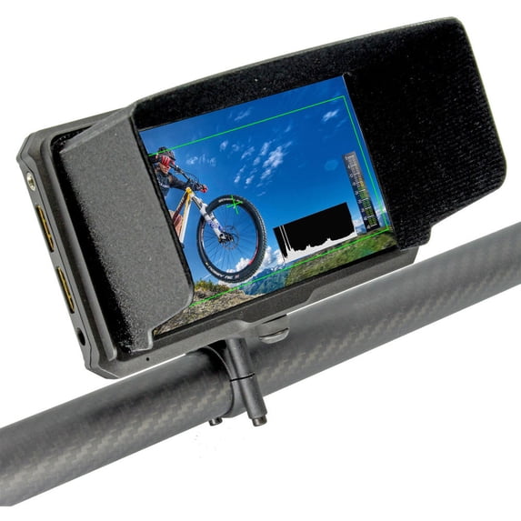 GyroVu 5" Ultra Lightweight Full HD Hi-Res On-Camera LCD Monitor with 4K HDMI Input, Includes Clamp Mount for DJI Ronin
