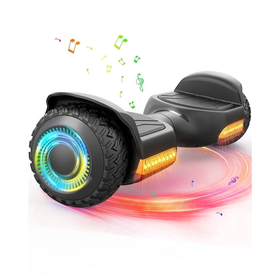 Gyroor Self-Balancing Scooter New G13 All Terrain Self-Balancing Scooter with LED Lights & 500W Motor, Self Balancing Off Road with Bluetooth for Kids ages 6-12 and Adults