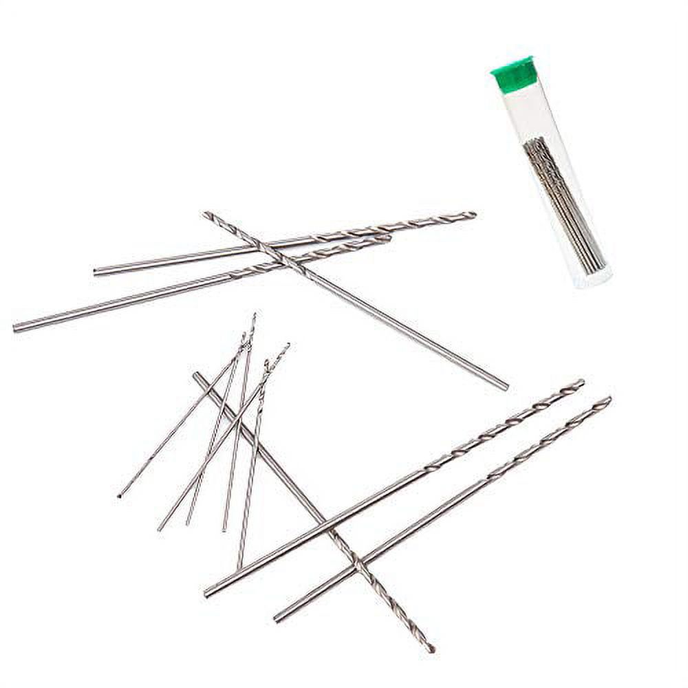 Gyros Carbon Steel Wire Gauge Mini Twist Drill Bits | Includes 25 Micro ...