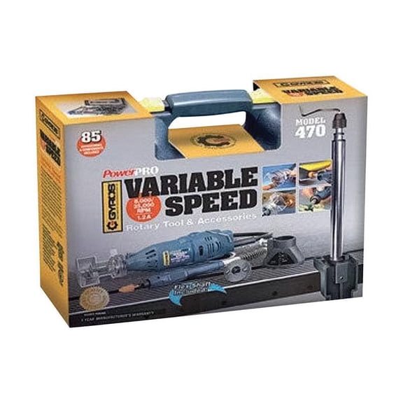 Gyros Precision Tool 40-10470 1.2 amp Gyros Rotary Tool Kit