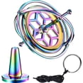 thumbnail image 2 of Metal Gyroscope Toy - Colorful Anti-Gravity Spinner For Stress Relief & Fun 2 of 14