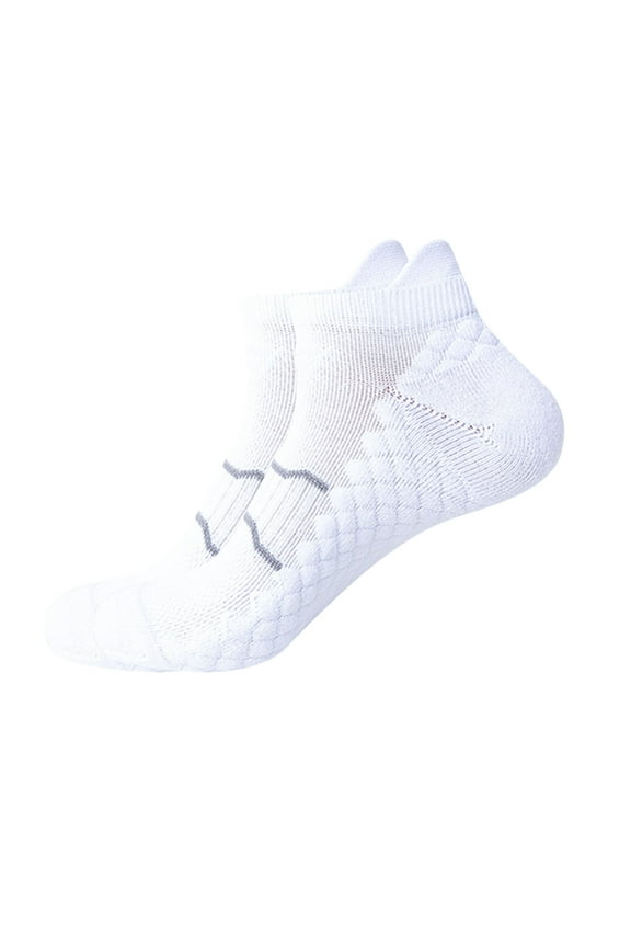 Ankle Socks for Women Low Cut Cushioned Anti-Blister Athletic Running Socks Lightweight Breathable Non Slip Cotton Socks