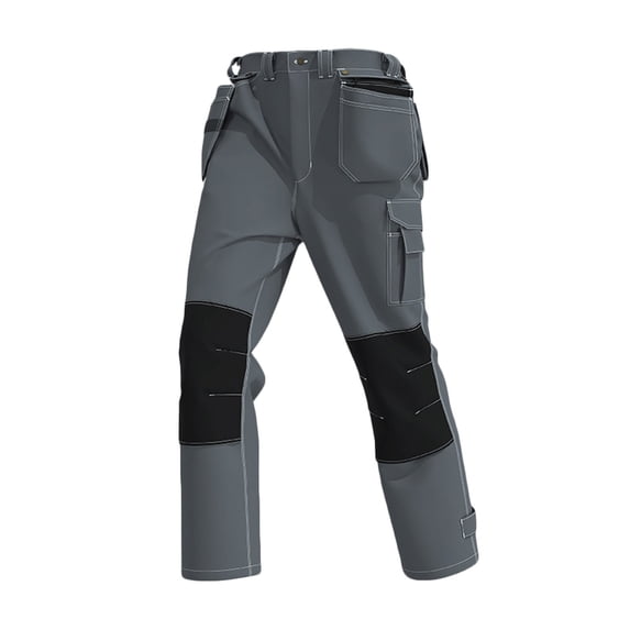 Gytharion Cargo Pants for Men Plus Size Fashion Casual Patchwork Abrasion Multi-Pocket Work Pants Lightweight Waterproof Outdoor Workwear Trousers