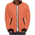 thumbnail image 1 of Gytharion Down Coat for Men Winter Quilted Padded Warm Coat Lightweight Casual Long Sleeve Puffer Jacket Loose Comfy Zipper Crew Neck Puffer Outwear with Pockets, 1 of 8