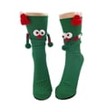 thumbnail image 1 of Gytharion Funny Christmas Socks for Women Funny Magnetic Holding Hands Socks Novelty Xmas Stocking Stuffers for Girlfriends Cute Red Green Holiday Christmas Socks, 1 of 3