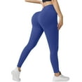 thumbnail image 1 of Gytharion Gym Workout Yoga Pants for Women Fashion Solid Casual Butt Lifting Athletic Ankle Leggings Stretch Slim Fit High Waist Ribbed Knit Yoga Leggings, 1 of 6