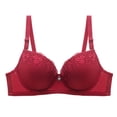 thumbnail image 1 of Gytharion Lace Wireless Bras Full Coverage Comfort Solid Bras for Women Everyday No Underwire Bras, 1 of 6