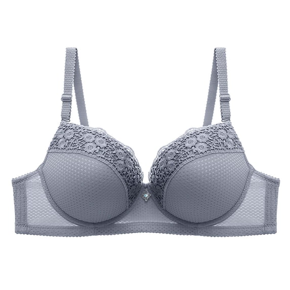Gytharion Lace Wireless Bras Full Coverage Comfort Solid Bras for Women Everyday No Underwire Bras