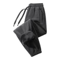 thumbnail image 1 of Gytharion Men's Big & Tall Sweatpants Sherpa Fleece Thickened Drawstring Elastic Waist Straight Leg Joggers Warm Solid Color Casual Trousers with Pockets, 1 of 5