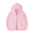 thumbnail image 1 of Gytharion Men's Solid Hoodies Fashion Casual Full Zip Up Hooded Sweatshirt Fall Winter Loose Comfy Long Sleeve Sweatshirt Jacket with Pockets, 1 of 2