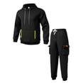 thumbnail image 1 of Gytharion Men's Sweatsuits 2 Piece Fall Outfits Loose Casual Pullover Hooded Sweatshirt and Drawstring Elastic Waist Joggers Sets Long Sleeve Athletic Tracksuit Sets with Pockets, 1 of 2
