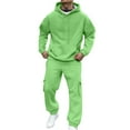 thumbnail image 1 of Gytharion Men's Tracksuits 2 Piece Outfits Long Sleeve Pullover Drawstring Hoodie and Joggers Sweatsuit Sets Fall Winter Loose Comfy Hooded Sports Sweat Track Suits with Pockets, 1 of 5