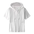 thumbnail image 1 of Gytharion Mens Short Sleeve Hoodies Pullover Workout Athletic Muscle T-Shirts Running Hooded Sweatshirt with Pocket, 1 of 4